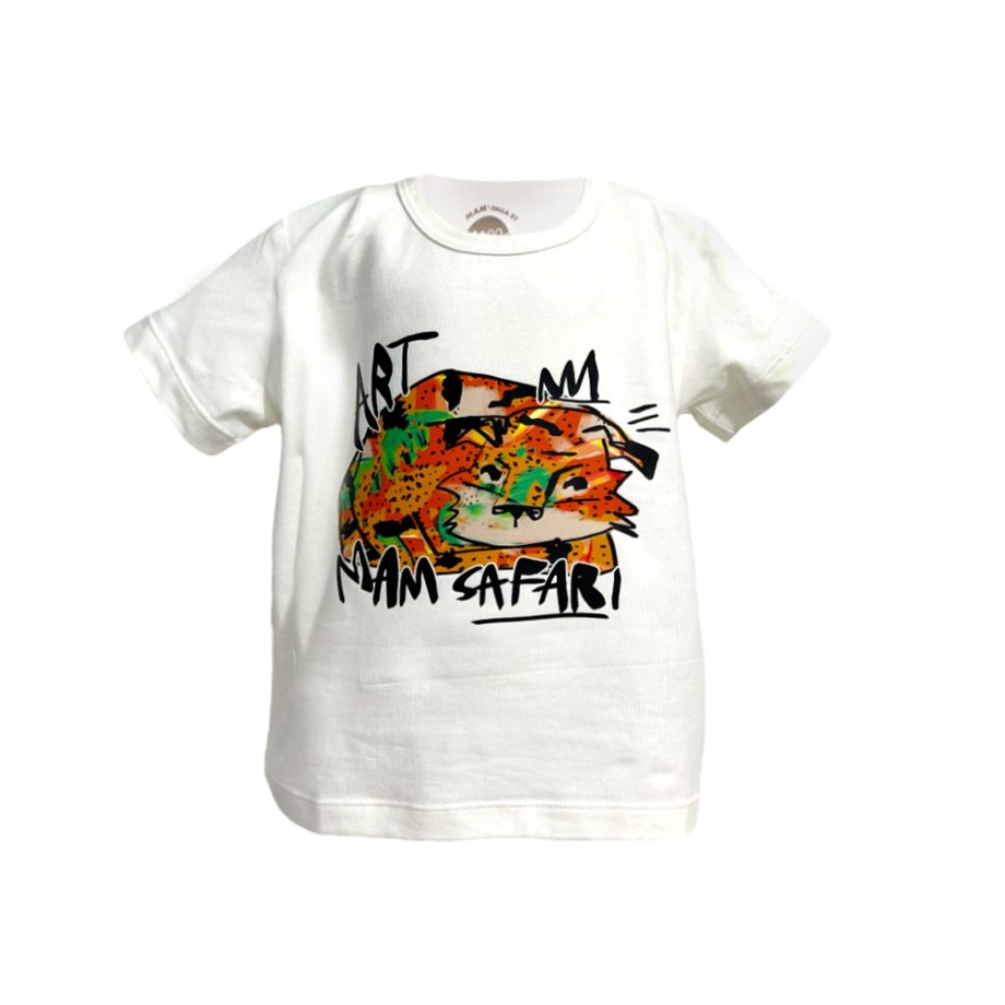Camiseta en algodón peruano para niños y niñas| Art Safari